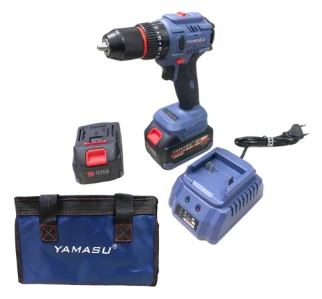 Máy khoan pin Yamasu YMS-M13 Lực siết tối đa 70Nm. Trang bị 2 tốc độ 360 vòng/phút và 2000 vòng/phút