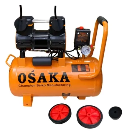 Máy nén khí không dầu Osaka SK1080-24L Mô tơ dây đồng 100%, lên hơi đầy bình chỉ 60 giây.