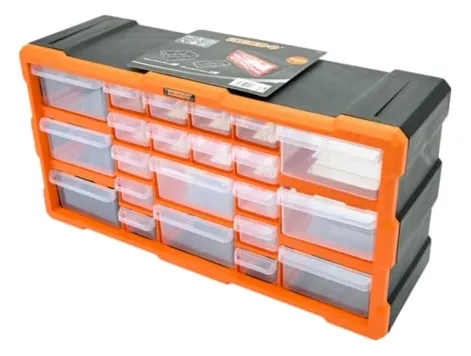 Tủ nhựa đựng linh kiện 22 ngăn Kendo-90247 làm từ chất liệu nhựa cao cấp, có độ bền cao