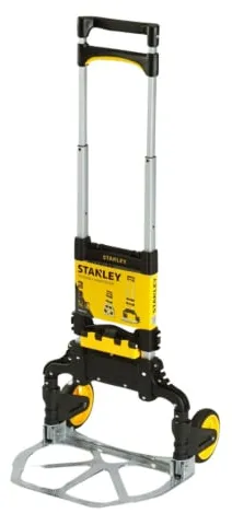Xe đẩy hàng 2 bánh gấp gọn Stanley FT501, có hàm gài dùng chung thùng Stanley FT505. (Không bao gồm thùng)
