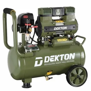Máy nén khí không dầu Dekton DK-AC2925XPRO công suất 1.1HP tương đương 800W, áp lực 7 Bar