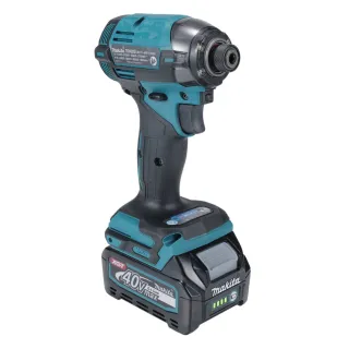Máy bắn vít và chuyên vít pin Makita TD002GZ01 Được trang bị cơ chế mới “công nghệ lò xo kép, lắp mũi vít một chạm.
