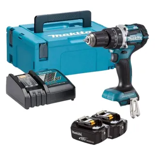 Máy khoan pin cầm tay Makita DHP484RFE Công suất cao và tốc độ quay nhanh. Được trang bị hệ thống bảo vệ quá tải và chống rung, giảm thiểu rủi ro và tăng tuổi thọ máy.