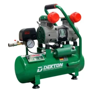 Máy nén khí không dầu Dekton DK-AC2910 công suất 1.5HP - 1250W. Lên khí nhanh chỉ 32 giây, thiết kế chống rung, giảm âm