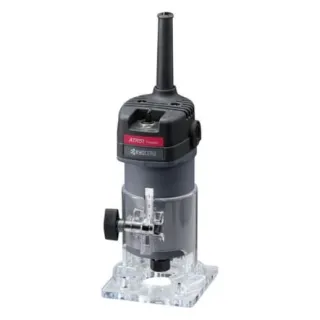 Máy phay gỗ Kyocera  ATR50A Với công suất là 500W. Chấu bóp 6mm giúp cắt rãnh, phay cắt mặt đứng, mặt nghiêng chính xác