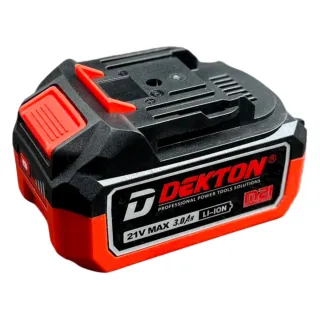 Pin phổ thông Makita Dekton M21-B3A5C (3Ah) màu đỏ, vỏ pin chống cháy