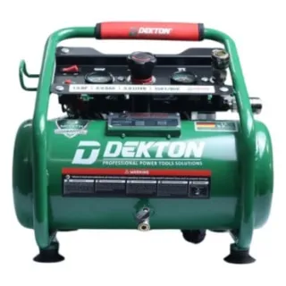 Máy nén khí không dầu 9L Dekton DK-AC2909R Công suất 1.5HP / 1250W. Thời gian lên hơi đầy bình 28 giây
