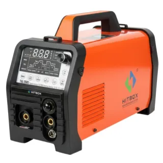 Máy hàn tig lạnh Hitbox HBT TIG250S tích hợp 3 chức năng hàn TIG lạnh, hàn TIG thường, hàn que, tẩy mối hàn.