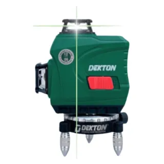 Máy cân bằng laser Dekton DK-LS1201 sử dụng 12 tia xanh. Có 2 chế độ điều chỉnh tia Laser