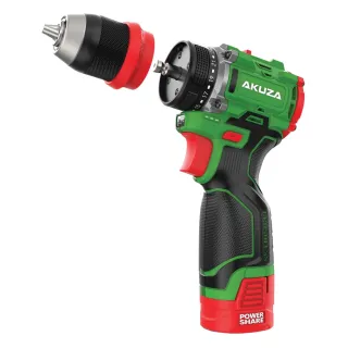 Máy khoan pin Akuza K6 hai chức năng khoan sắt và gỗ (2 pin 16.8V, sạc & túi Akuza)