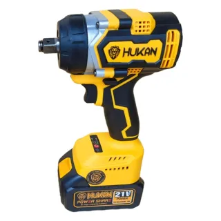Máy siết bulong Hukan F60 Đầu bulong 2 TRONG 1 Vừa có thể gắn đầu mở bulong, vừa có thể gắn đầu bắt vít rất tiện dụng Motor ruột đồng 100% + Động cơ không chổi than siêu mạnh mẽ