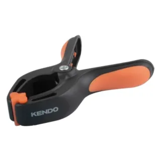 Kẹp lò xo tay cầm bọc nhựa TPR kích thước 3 inch 84mm Kendo-40101