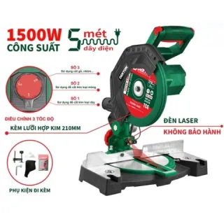 Máy cắt đa năng Dekton DK-CN210Plus nâng cấp khả năng điều chỉnh tốc độ cắt với ba mức khác nhau