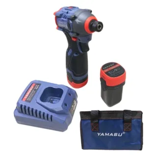 Máy chuyên vít Yamasu YMS-M16CV Lực siết tối đa 160Nm. Trang bị 2 pin 1 sạc và túi đựng