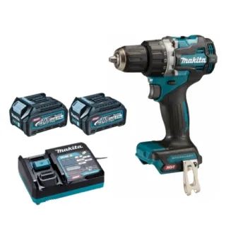 Máy khoan pin Makita HP002GD201 Máy có 2 lực siết cứng 64Nm và mềm 30Nm