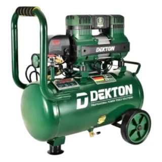 Máy nén khí không dầu 25L Dekton DK-AC2825 Công suất 1.5HP. Lên hơi nhanh 1 phút 15 giây