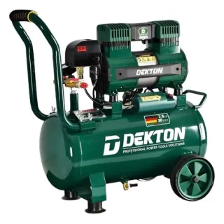 Máy nén khí không dầu Dekton DK-AC3930Pro công suất 2HP thời gian lên hơi đầy bình 56 giây